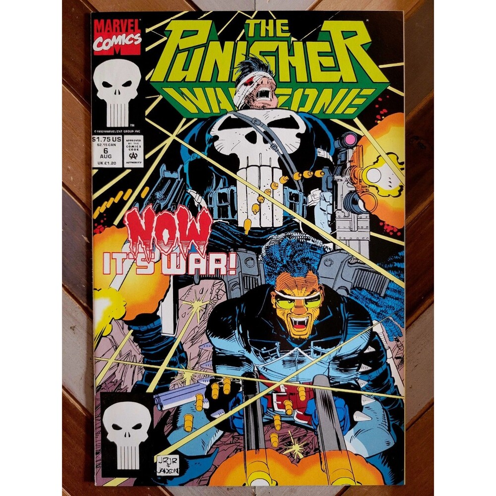 Punisher: War Zone #6 VF+ (1992) Romita Jr. Artwork "Island of Sleeping Sharks"